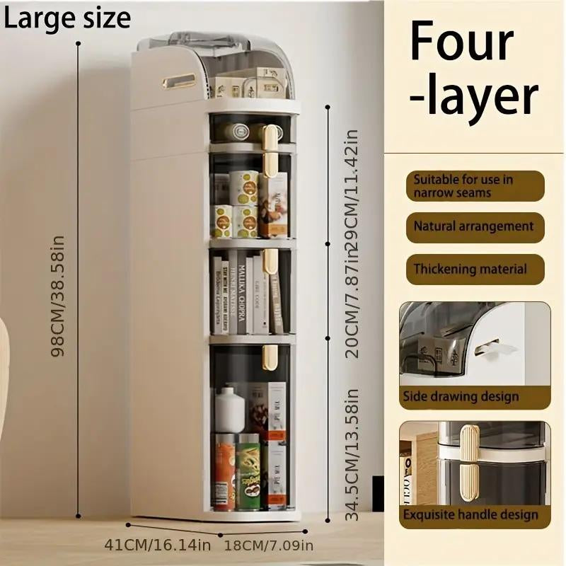 Transform your bathroom with the UFORU Ultra-Thin Corner Storage Cabinet – perfect for tight spaces! 🛁✨ #BathroomGoals #HomeOrganization