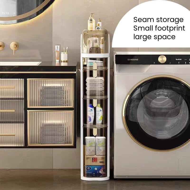 Transform your bathroom with the UFORU Ultra-Thin Corner Storage Cabinet – perfect for tight spaces! 🛁✨ #BathroomGoals #HomeOrganization