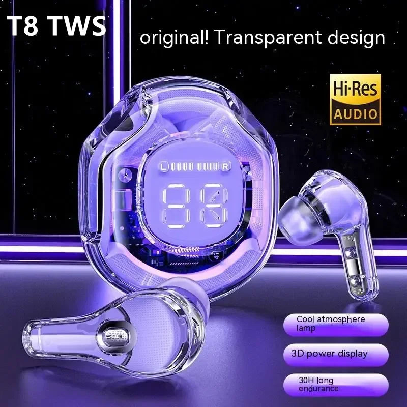 T8 TWS Bluetooth Earbuds! 🎶✨ Perfect for Xiaomi, Huawei, & iPhone! 🔥💖 #WirelessAudio #HiFi #TechTrends