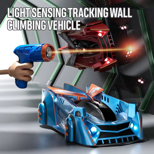 Ready, set, race! 🚗💨 Check out the amazing Light Chasing Wall Climbing Car - the ultimate remote control toy for kids! Perfect for wall and ceiling adventures! 🌟 #RCFun #WallCar #KidsToys