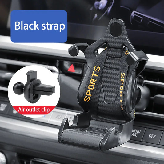 Racing Seat Style Car Phone Holder #CarAccessories #SmartphoneHolder