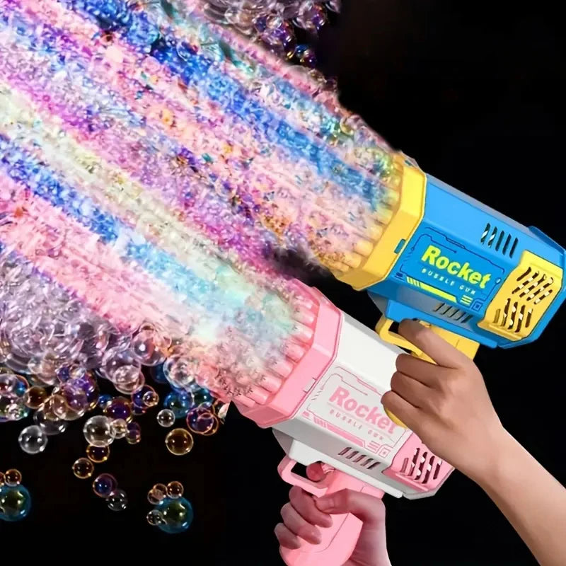 Get Ready to Party! 🎉 Our 40 Hole Bubble Machine Creates Non-Stop Fun – No Batteries or Bubble Water Needed! 🌈✨