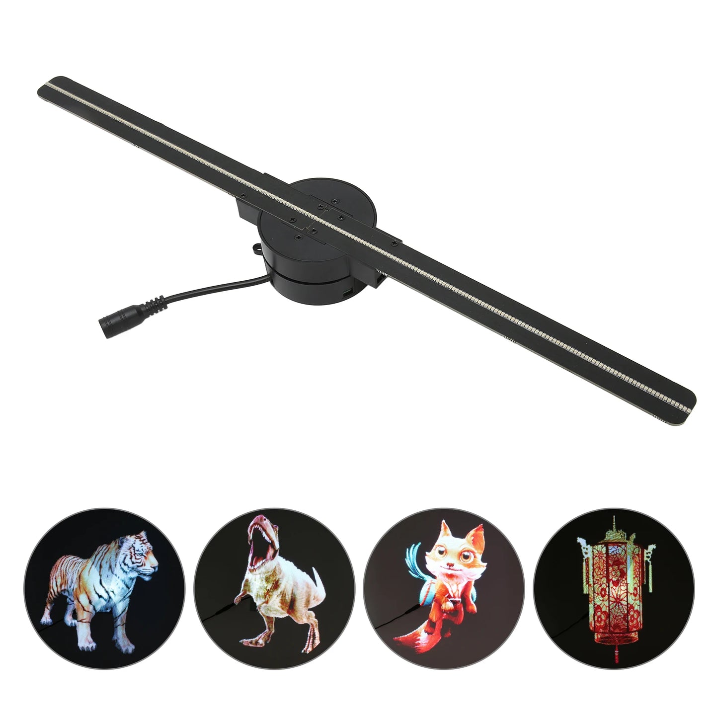 3D Hologram Fan - 16.5Inch, WiFi Enabled & Stunning 224 LED Lights! Perfect for Your Business!