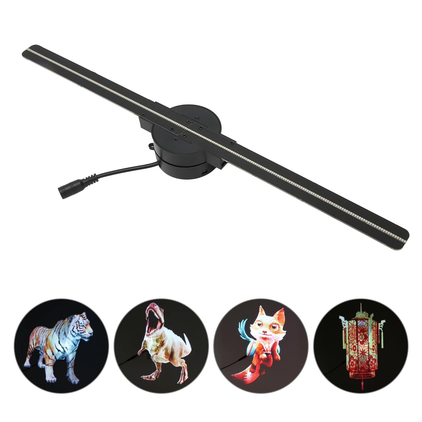 3D Hologram Fan - 16.5Inch, WiFi Enabled & Stunning 224 LED Lights! Perfect for Your Business!