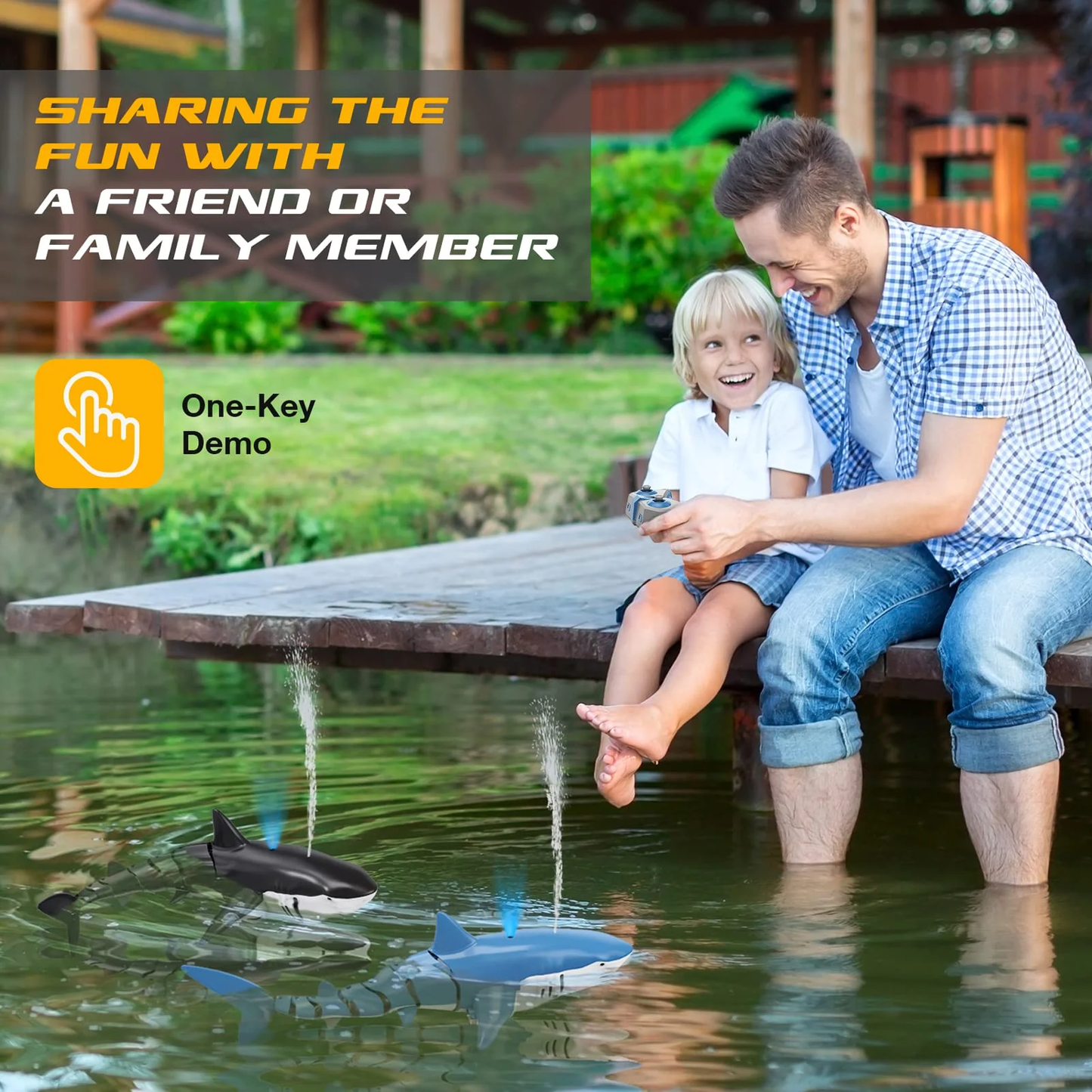 Dive into excitement with our Smart RC Shark Whale Water Toy! Perfect for kids ready for epic remote-controlled splashes! 🦈💦🚤 #SplashZone #KidsAdventure