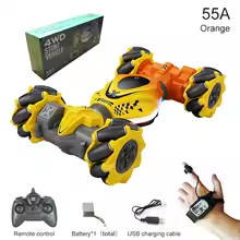 Unleash Fun with Our 4WD RC Car! 🎉🚗🚀 2.4G Remote Control, Gesture Sensor, and Epic Stunts - Perfect for Kids!