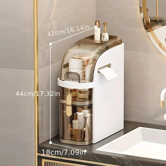 Transform your bathroom with the UFORU Ultra-Thin Corner Storage Cabinet – perfect for tight spaces! 🛁✨ #BathroomGoals #HomeOrganization